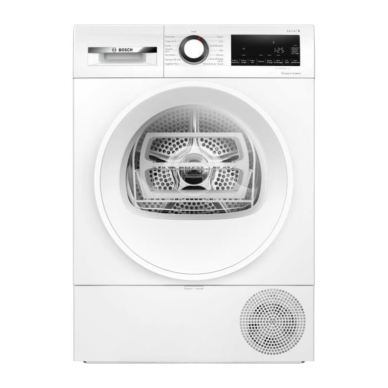 Sèche linge Pompe à chaleur BOSCH Série 6 WQG133DTFR 8 kg Induction 60 cm Classe A++ - vue 4