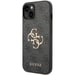 Guess Coque 4G Metal Logo Backcover pour Apple iPhone 14 - Gris