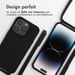 imoshion ?Coque en silicone avec cordon pour iPhone 14 Pro - Noir