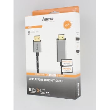 Hama 00200506 cavo video e adattatore HDMI DisplayPort da 1,5 m Nero