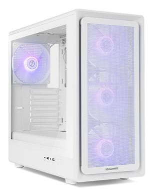 NOX Hummer NXHUMMERAEROWH unité centrale Midi Tower Blanc