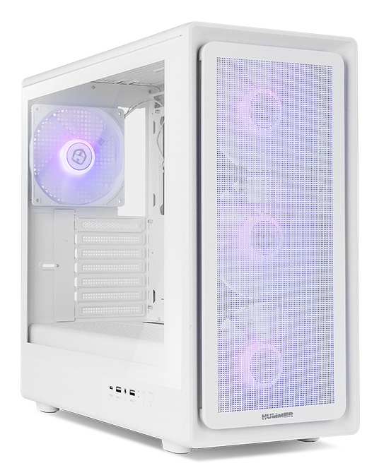 NOX Hummer NXHUMMERAEROWH unité centrale Midi Tower Neuf