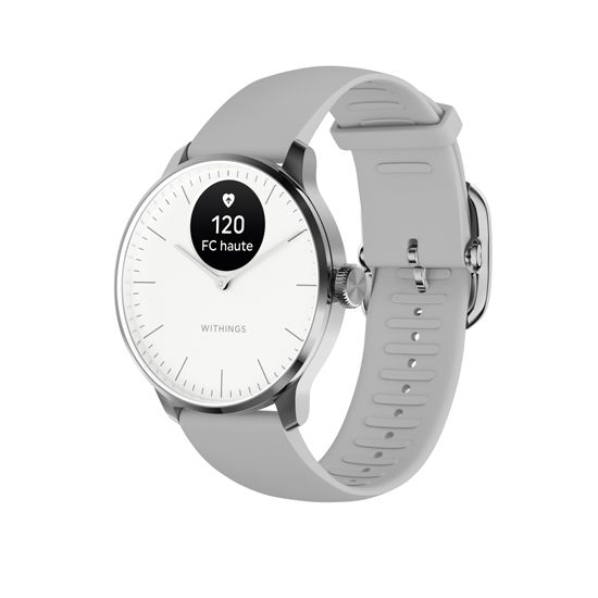 Withings ScanWatch Light OLED 37 mm Hybride Argent - Neuf