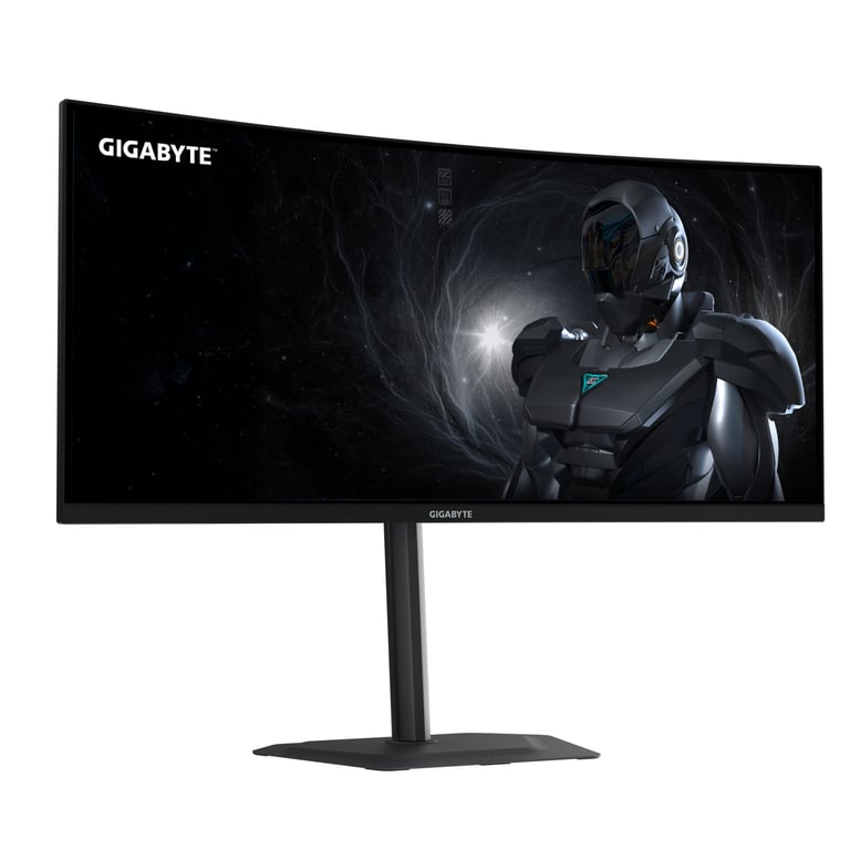 GIGABYTE G34WQC2 MONITEUR GAMING INCURVÉ 34” WQHD 3440 X 1440 200HZ 1MS 450 CDM² AMD FREESYNC PREMIUM DISPLAYHDR - vue 9