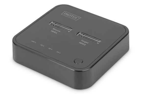 Digitus Station d'accueil dual M.2 pour SSD NVMe avec fonction de clonage hors ligne, USB-C™