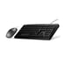 Wesdar V2 Slim USB Filaire Bureau & Clavier EN Study + Souris Filaire USB Ergonomique 1200dpi Noir