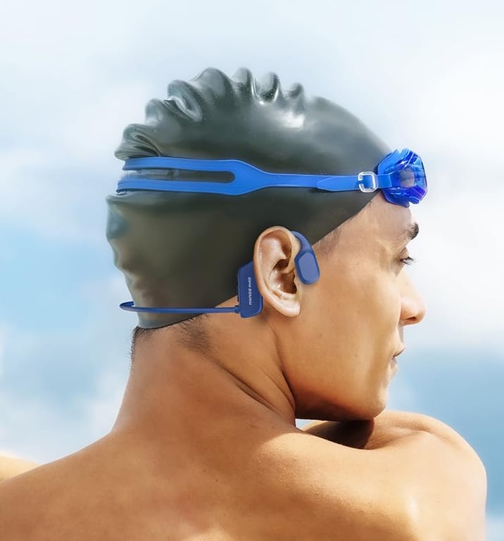 Casque de natation à conduction osseuse Bluetooth écouteur sans