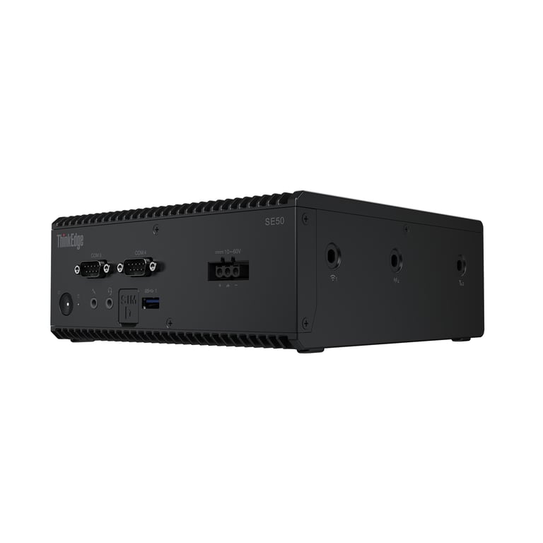 Lenovo ThinkEdge SE50 Intel® Core™ i5 i5 8365UE DDR4 SDRAM SSD Windows 11 IoT Enterprise Mini PC Neuf - vue 3