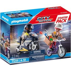 PLAYMOBIL - 71255 - City Action - Starter Pack Agente y Ladrón