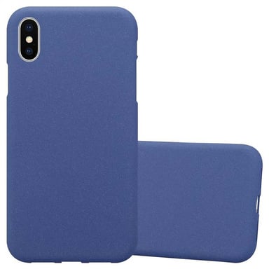 Coque pour Apple iPhone XS MAX en FROST BLEU FONCÉ Housse de protection Étui en silicone TPU flexible