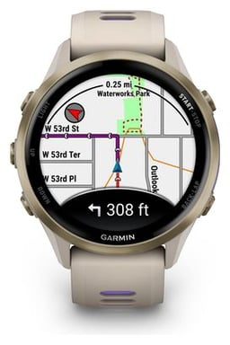 Forerunner 970 Montre GPS Beige Or Titane Soft Gold