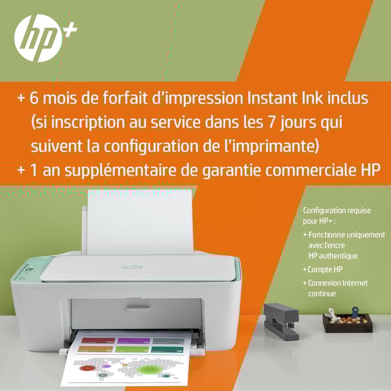 Imprimante Multifonctions Jet D'encre Instant Ink Deskjet Hp - vue 3