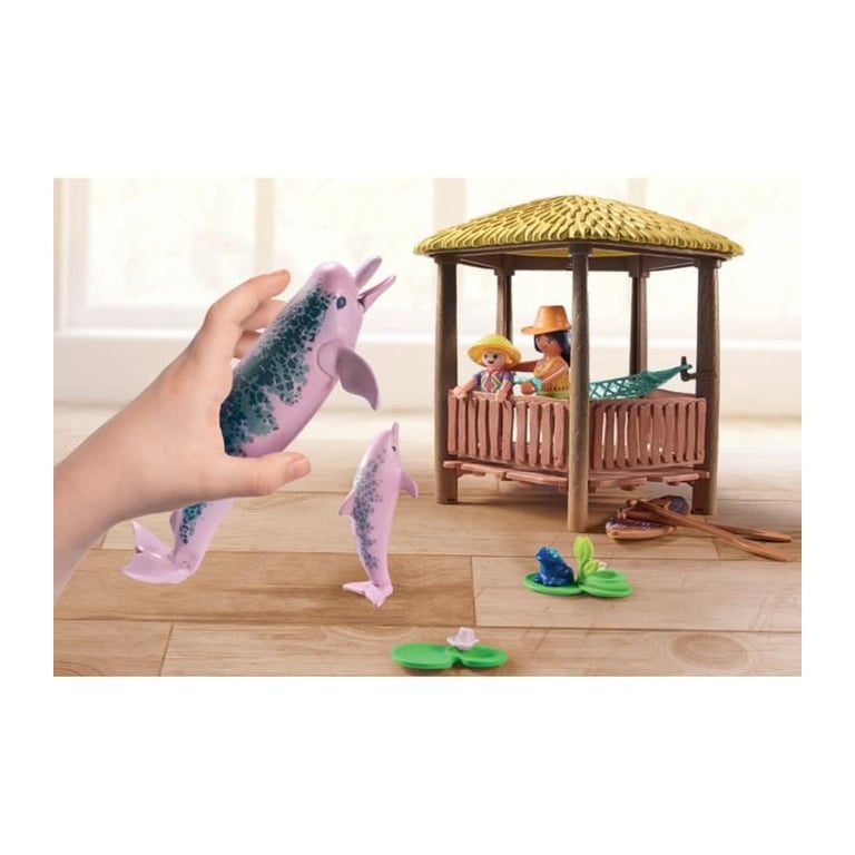 PLAYMOBIL 71143 Wiltopia Paddles et dauphins roses Neuf - vue 3