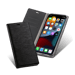 Diarycase 2.0 Coque clapet en cuir véritable avec support aimanté pour Apple iPhone 13 Pro, Noir Minuit
