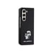 Coque Pliable pour Galaxy Z Fold 5 Saffiano Karl et Choupette Noir