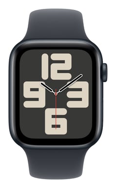 Apple Watch SE OLED 44 mm Numérique 368 x 448 pixels Écran tactile Noir Wifi GPS (satellite)