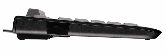 Tastiera QWERTY USB belga CHERRY KC 1000 SC Nero