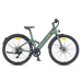 Bicicleta eléctrica urbana Engwe MapFour N1 Air ST de fibra de carbono de 250 W con asiento tipo bala y sensor de par, batería de 36 V y 10 Ah Verde