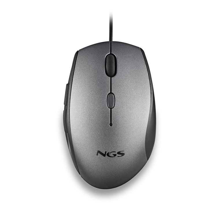 Souris NGS MOTH GRAY – Ergonomique, 1600 DPI, Filaire, Droitier