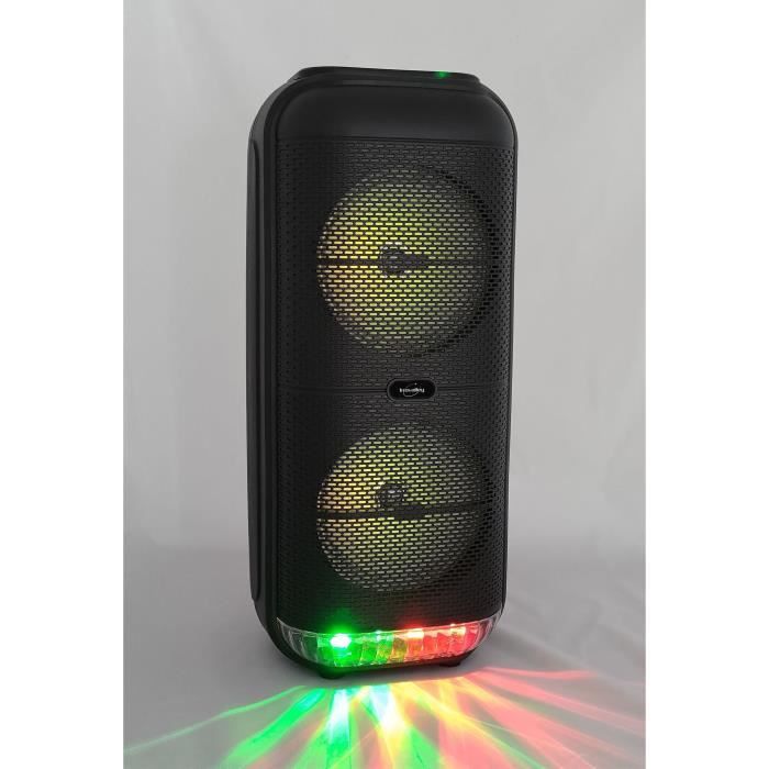 Enceinte Karaoké lumineuse INOVALLEY KA22 BTH Bluetooth V5.0 49 cm - vue 3