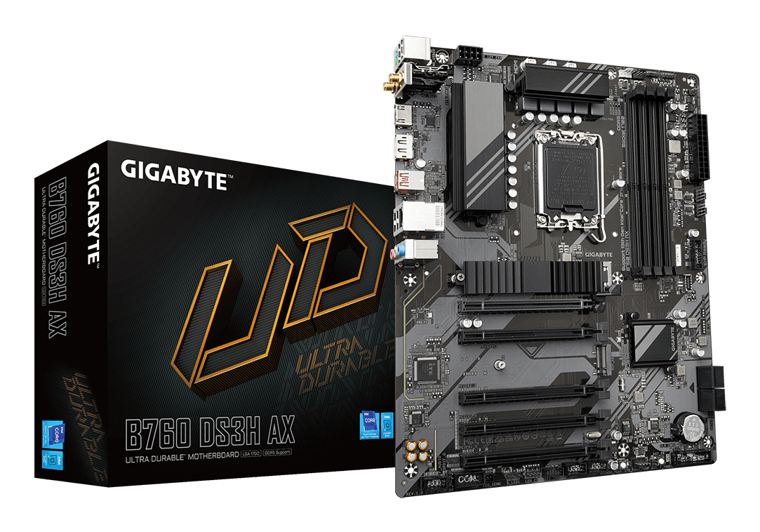 Gigabyte B760 DS3H AX - vue 1