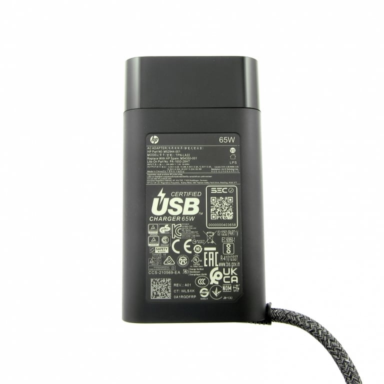 HP Adaptateur Allume-Cigare USB-C 65 W