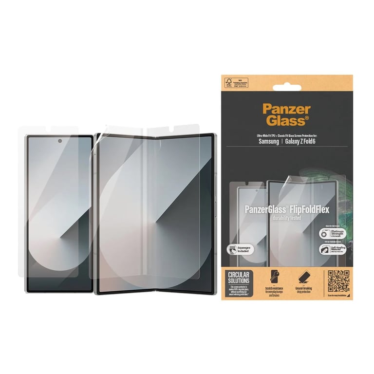 PanzerGlass Screen Protector Clear for Galaxy Fold 6 - vue 3