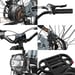 Bicicleta eléctrica WILDEWAY Soared Max con doble motor, batería de 48 V y 30 Ah - azul