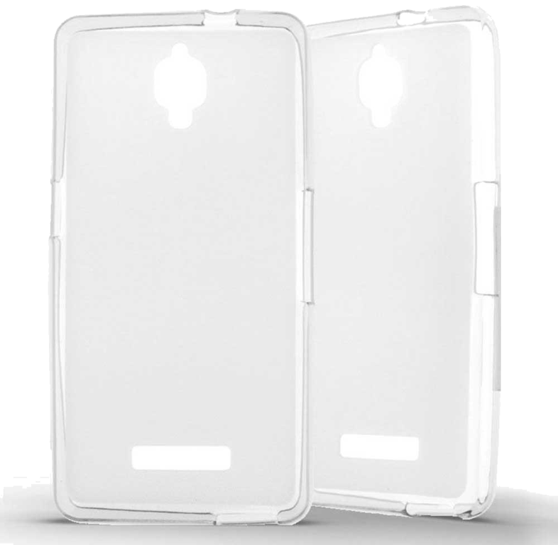 Coque silicone unie compatible Givré Blanc Orange Fova