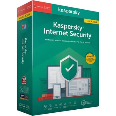 Actualización de KASPERSKY Internet Security 2020, 1 estación de trabajo, 1 año