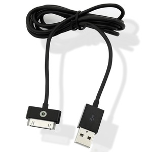 Cavo a molla diritto di carica e sincronizzazione 2,1A Usb/30Pin 3M Nero