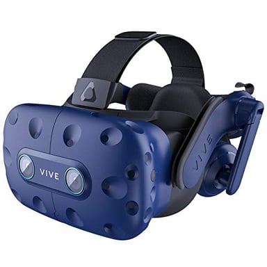 HTC VIVE Pro Eye Casco di visualizzazione dedicato Nero, Blu