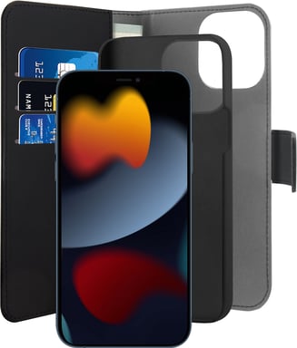 Folio Coque Magnétique 2 en 1 Noir pour iPhone 13 Pro Max Puro