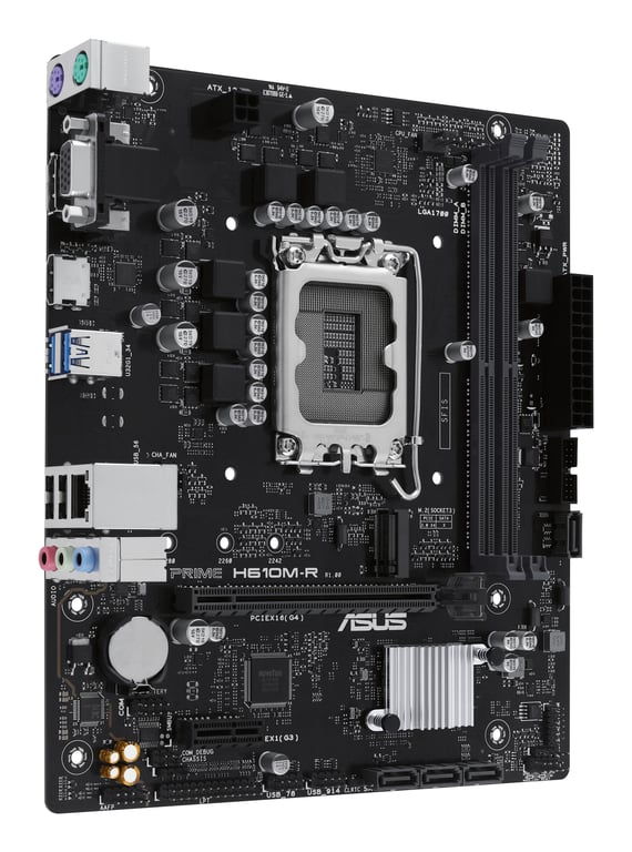 ASUS PRIME H610M R SI Intel H610 LGA 1700 micro ATX Neuf - vue 3