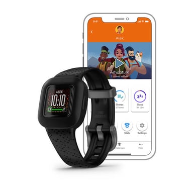 Braccialetto Vivofit Jr. 3 Mip Connected 1,4 (0,55'') Nero
