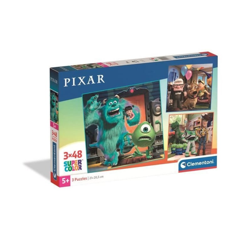Clementoni Puzzle enfant Disney Pixar - 3 x 48 pièces