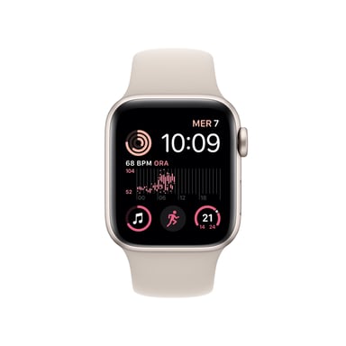 Watch SE (2022) 40 mm - GPS -  Boîtier Aluminium - Lumière stellaire