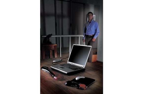 Tappetino per mouse Kensington Duo Gel rosso/grigio scuro