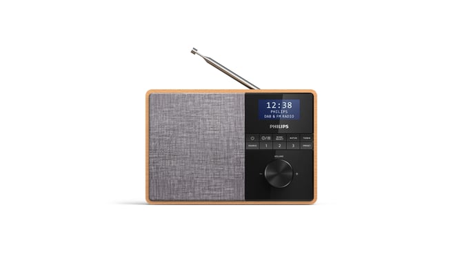 Philips TAR5505/10 Radio digitale portatile nero, grigio, legno