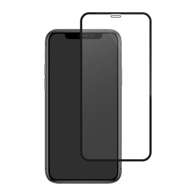 Protezione dello schermo in vetro temperato edge-to-edge per Apple iPhone X/XS/11 Pro, nero
