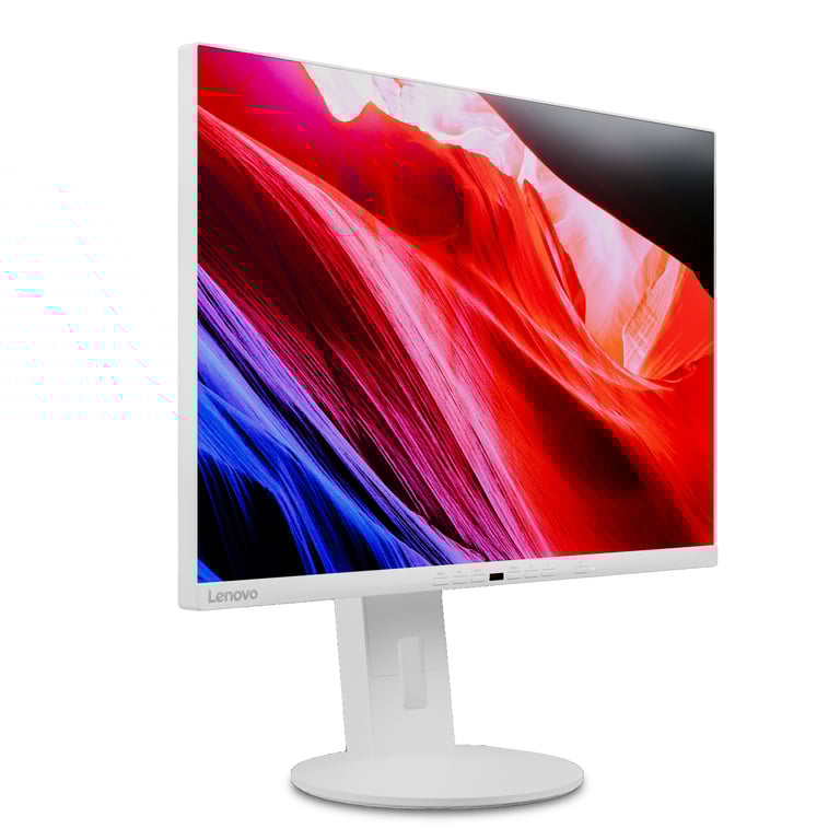 Lenovo C24d-20 LED display 61 cm (24 ) 1920 x 1200 pixels Full HD Gris, Blanc - Neuf