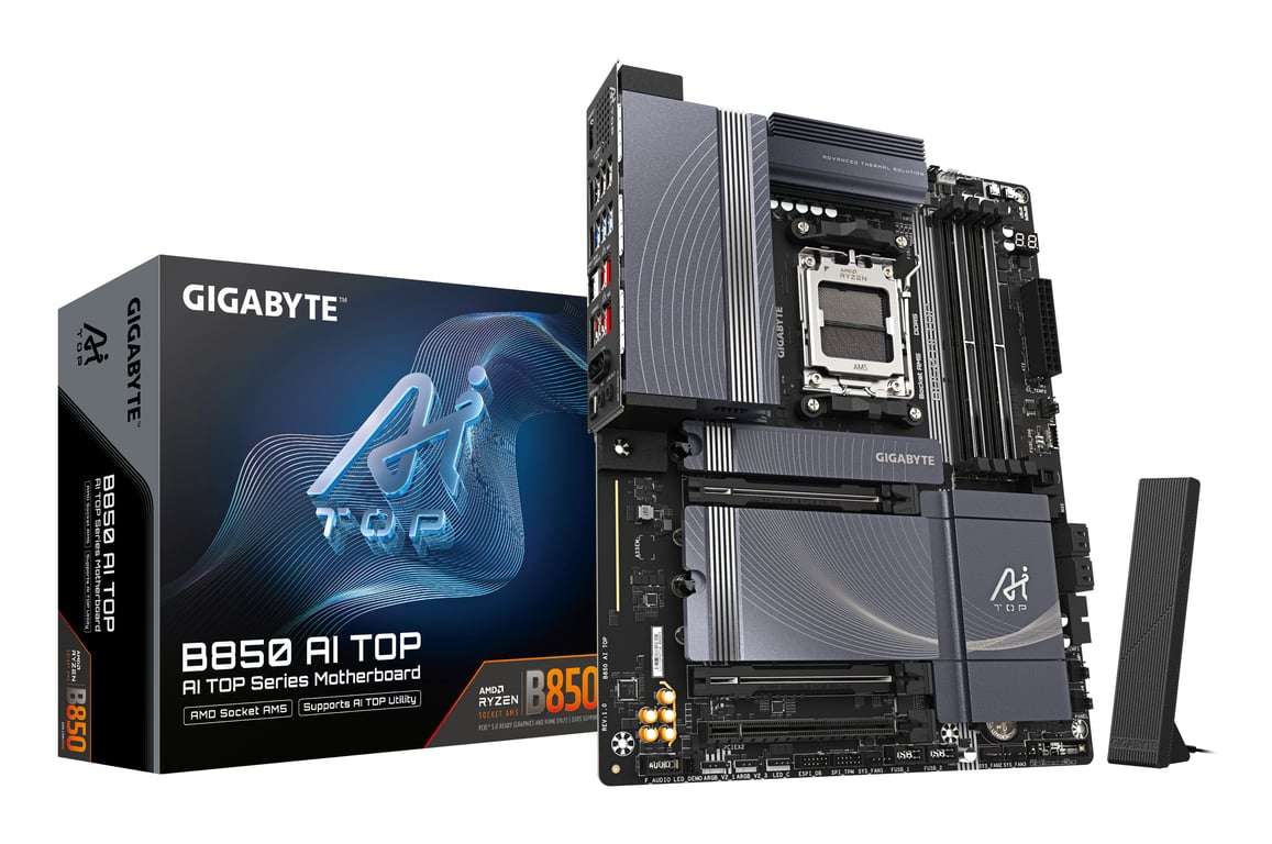 Gigabyte B850 AI TOP - vue 2