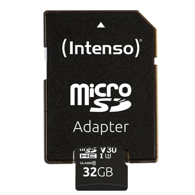 Intenso 3433480 memoria flash 32 GB MicroSDHC UHS-I Clase 10