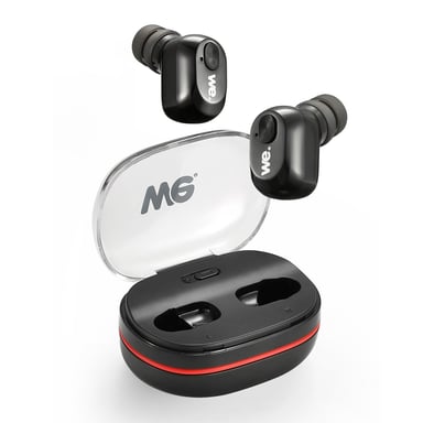 WE Écouteurs Bluetooth 5.0 sans Fil, 6 Heures d'Autonomie, Appariement Automatique, Stéréo Hi-FI Oreillette pour iPhone et Android - Noir