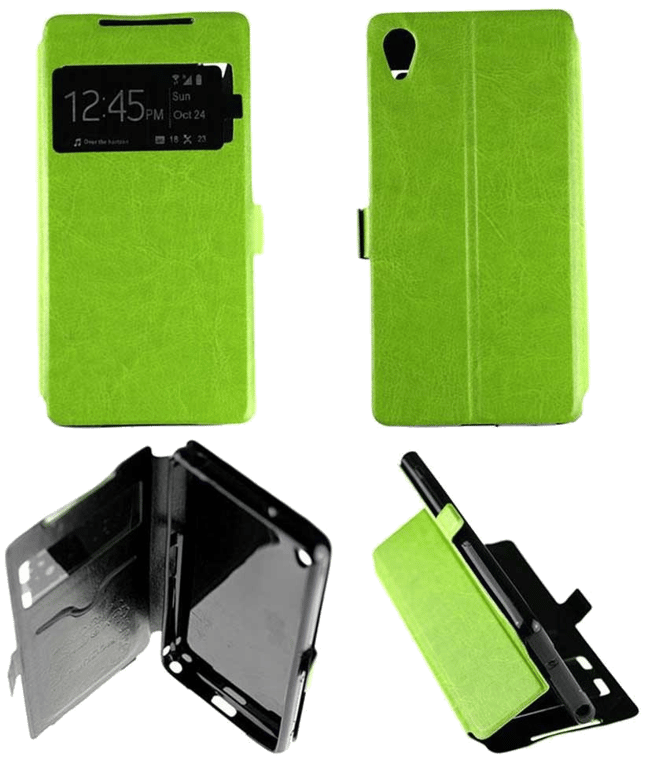 Etui Folio compatible Vert Sony Xperia Z2