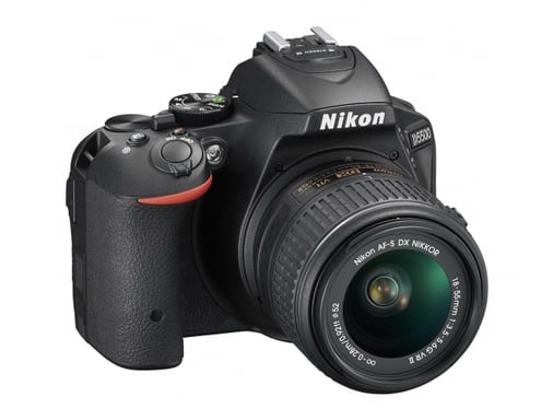 Nikon D5500 + AF-P DX 18-55mm f/3.5-5.6G VR + SD 8GB 4/3'' Juego de cámara SLR 24,2 MP CMOS 6000 x 4000 Pixeles Negro