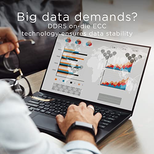 Integral DDR5 module SO DIMM 262 broches 4800 MHz / PC5 38400 CL40 1.1 V mémoire sans tampon non ECC - vue 3