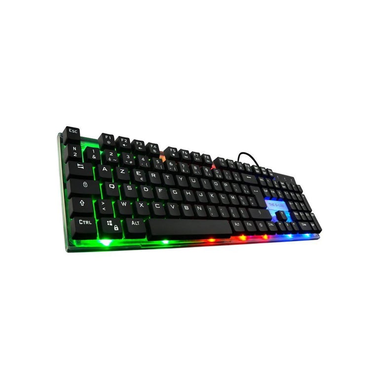 Pack Gaming The G-Lab Combo Neon – Clavier Membrane Full Size, Rétroéclairé RGB - vue 5