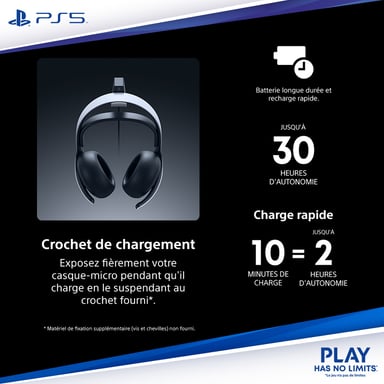 Sony PULSE Elite Auriculares Inalámbrico Diadema Juego Bluetooth Negro, Blanco