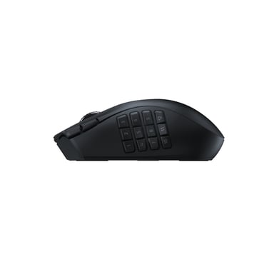 Razer Naga V2 HyperSpeed Mouse wireless da gioco RF per destri + Bluetooth ottico 30000 DPI